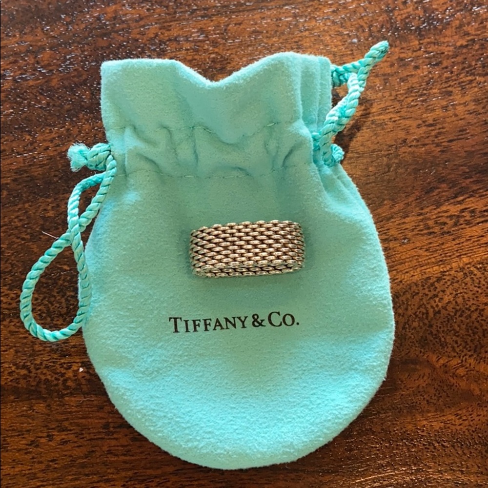 Tiffany and Co Vintage Mesh Ring